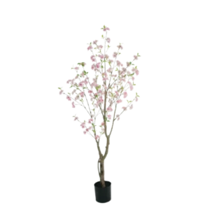 Kunstig Kirsebærtræ rose - H: 180 cm.