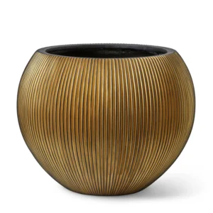 Capi krukke ball Groove guld 63x51x42 cm.