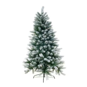 Kunstig juletræ med sne, H180 cm.