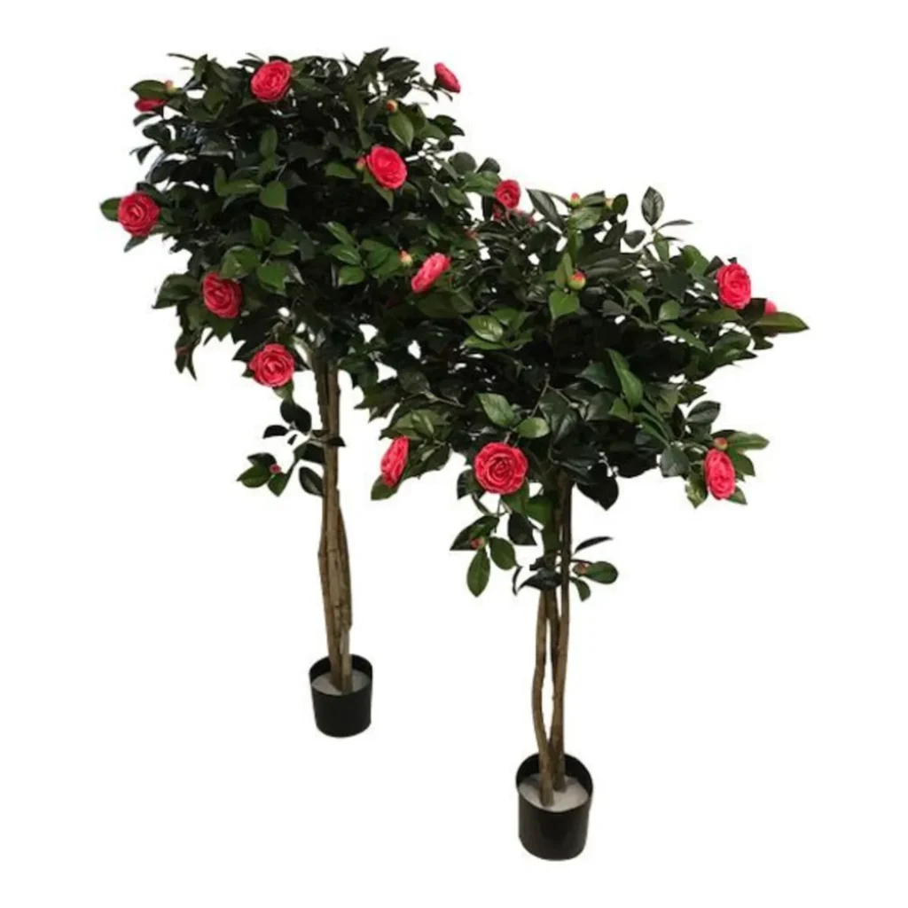 Kunstig camelia træ H130 cm.